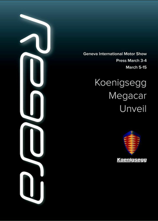 Illustration for article titled Koenigsegg Is Going To Unveil A 'Megacar' Called The Regera